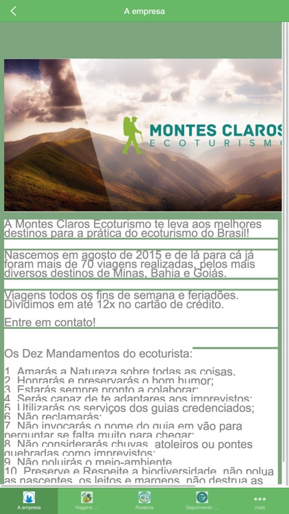 Montes Claros Ecoturismo