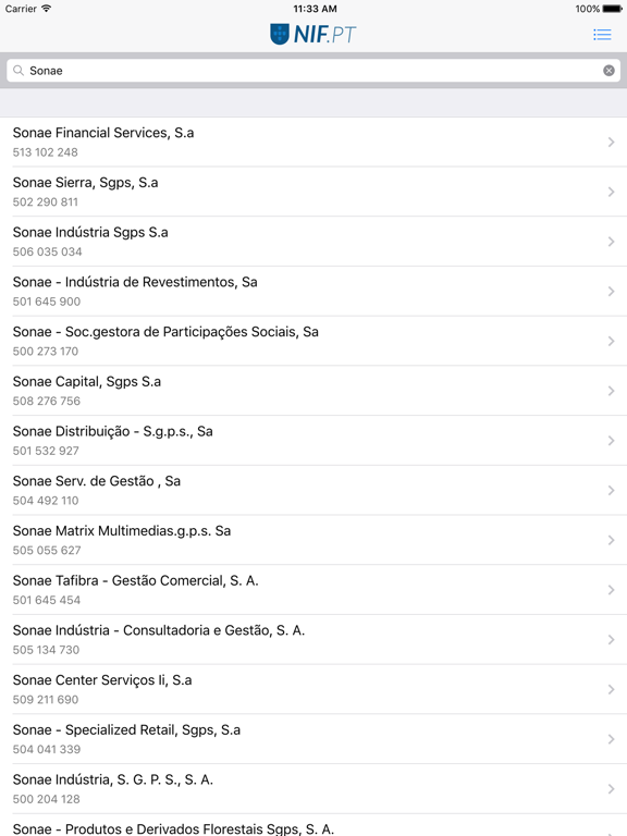 Screenshot #5 pour NIF.PT