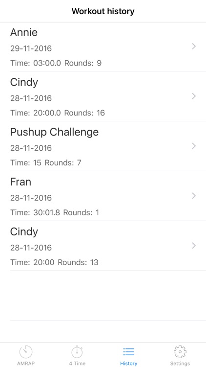 Rounds: Workout Round Timer & Logbook for CrossFit