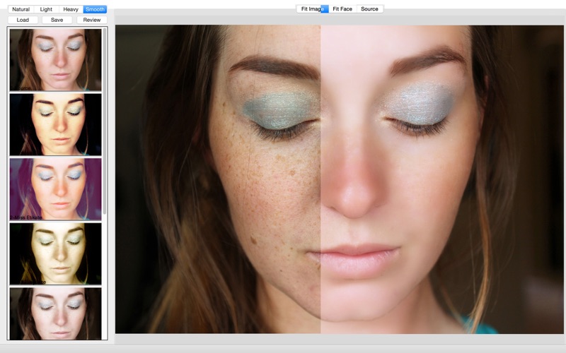 Screenshot #2 pour Beauty Retouch-Face Makeup and Skin Smooth