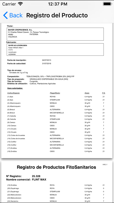 Screenshot #3 pour Fitosanitarios