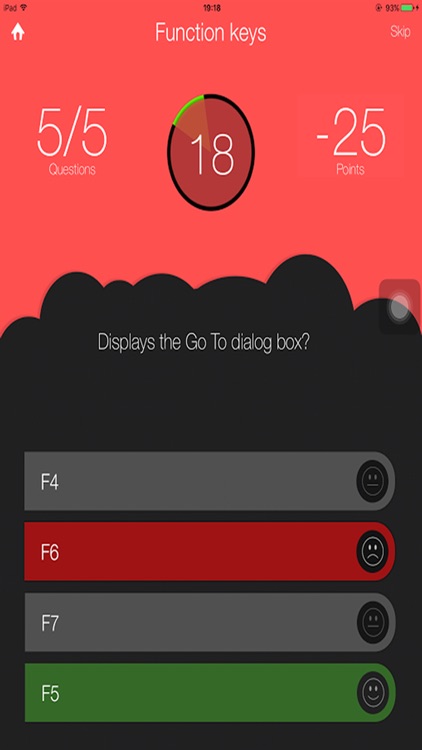 Quiz Shortcuts for Excel Office - Basic