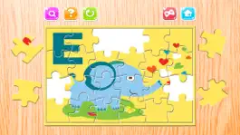 Game screenshot ABC Jigsaw Puzzle for Kids Alphabet & Animals Cute mod apk