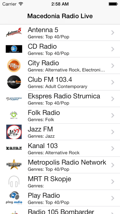 Screenshot #1 pour Macedonia Radio Live Player (Macedonian / Македонија / македонски јазик радио)