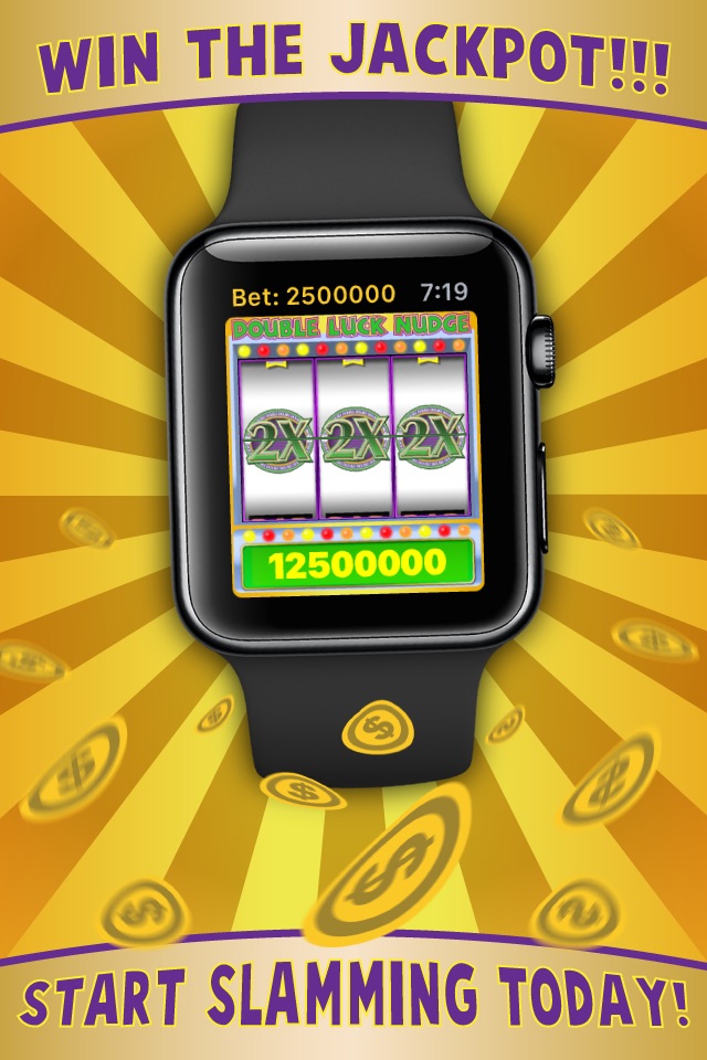 Double Luck Nudge Slots for Apple Watch screenshot 3