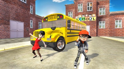 Crazy School Bus Transport Simのおすすめ画像1