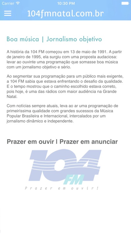 Radio 104 FM Natal/RN