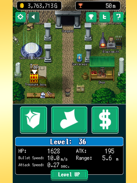 Pixel Dungeon Hero iPad screenshot 4 - Games app