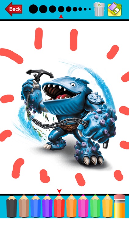 Cartoon Characters Coloring Book for Kid & Toddler screenshot-3