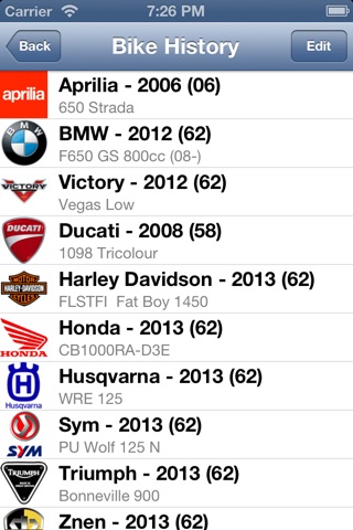 MyBikeCheck and Value History Check for Motorcycles valuations - mycarcheck screenshot 3