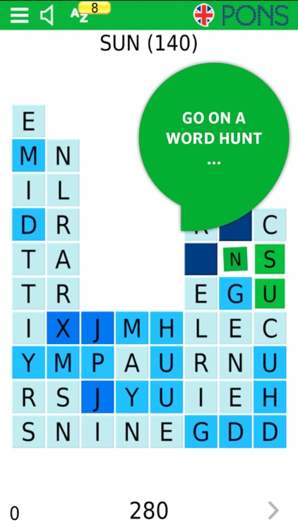 PONS SpellFlash – the language game for English, Spanish, French, Italian and German