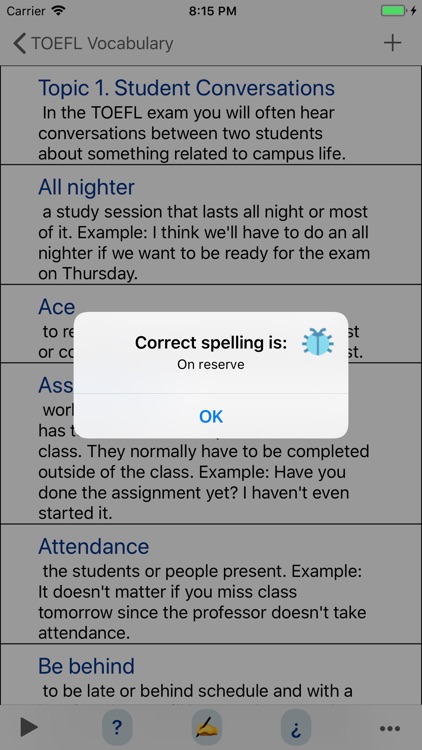 TOEFL Vocabulary Listening screenshot-6