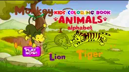 Game screenshot Cute animal alphabet coloring book for kids easy toddler game mod apk
