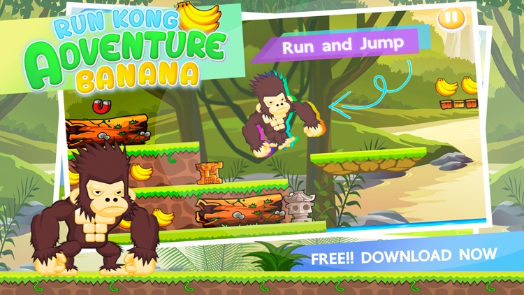 Run Kong Adventure Banana