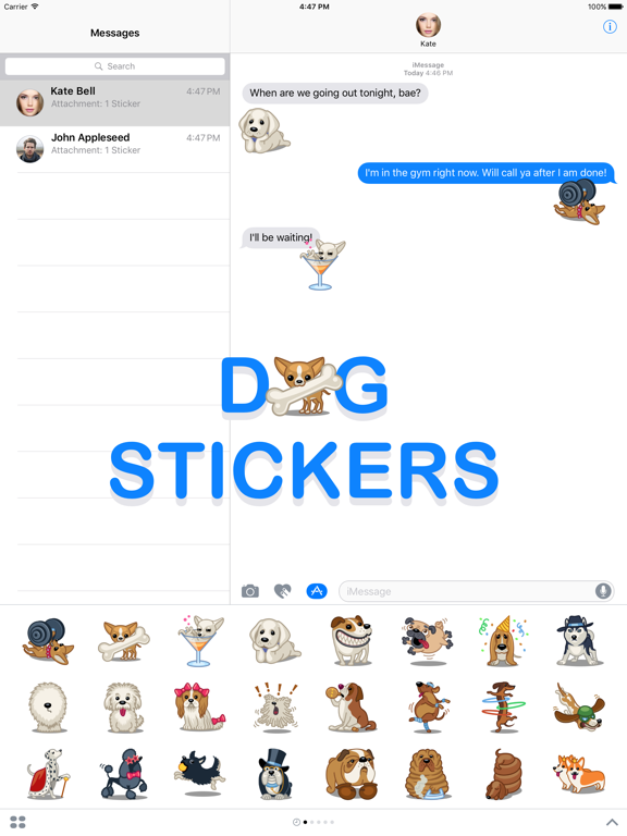 Screenshot #4 pour Dog Stickers Pack