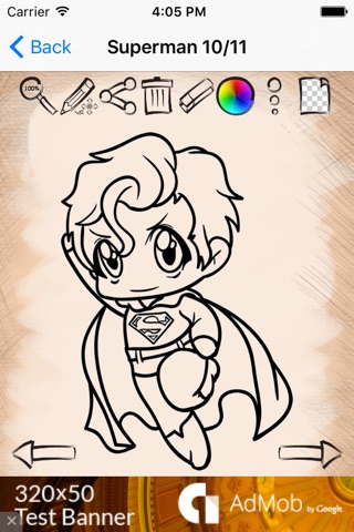 Draw Super Heroes Chibi screenshot 4