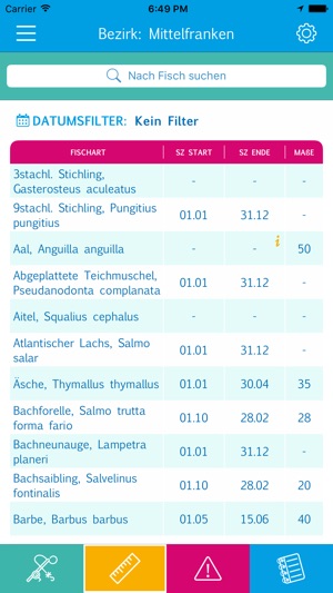 Fangbuch & Schonzeiten Bayern(圖2)-速報App