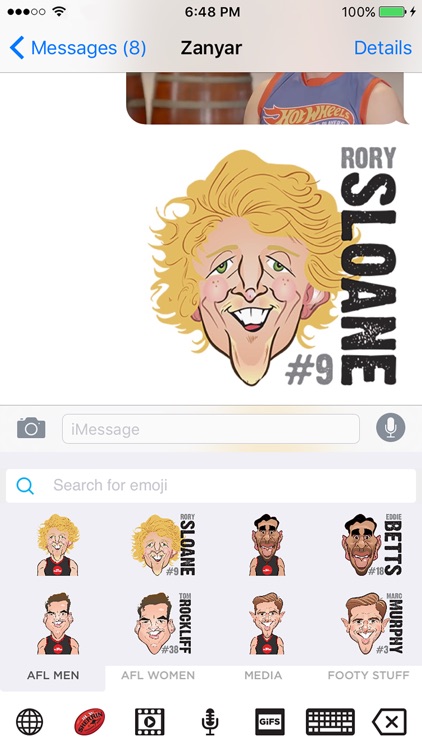 AFL Players Moji