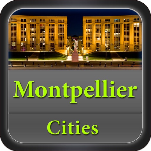 Montpellier Offline Map City Guide icon