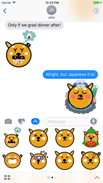 Kumakote the doge: a cute pet stickers