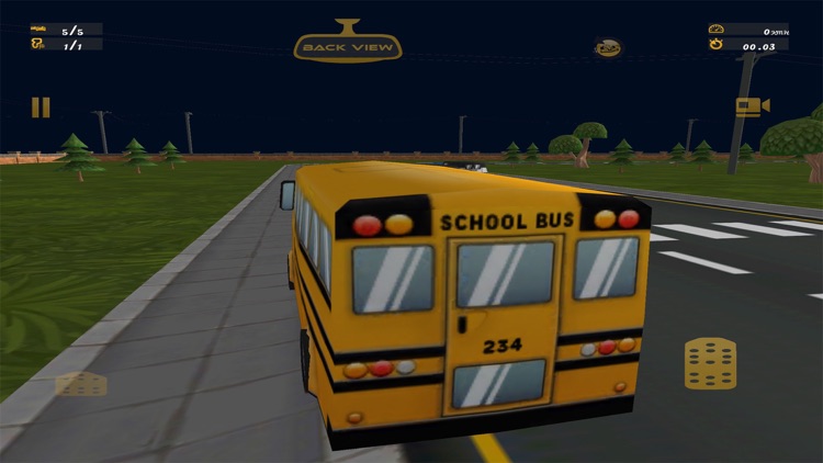 Crazy Town School Bus Racing Pro screenshot-4