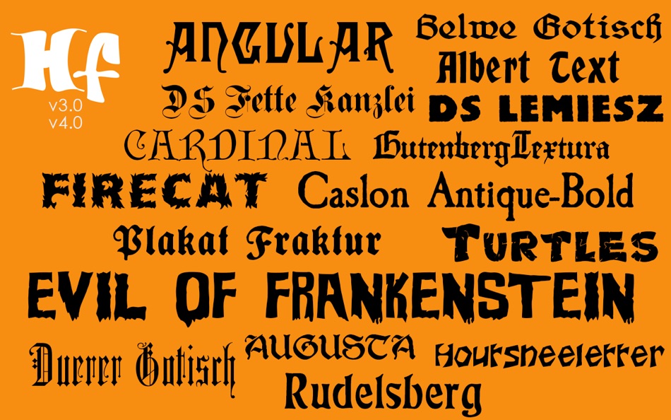 Halloween Fonts: Free Commercial Use Holiday Fonts for Mac OS X - 4.0 - (macOS)