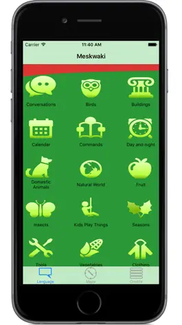 Game screenshot Meskwaki Language App apk