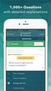 ACT Mastery 2017 Prep screenshot #2 for iPhone