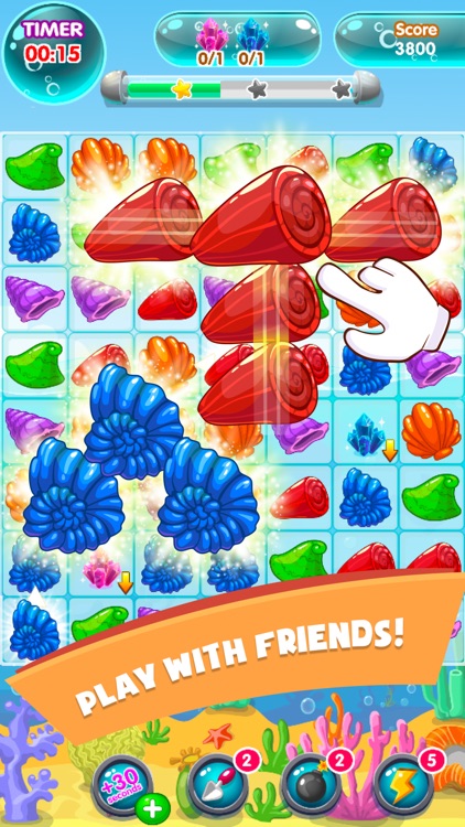 Ocean Crush Harvest: Match 3 Puzzle Free Games