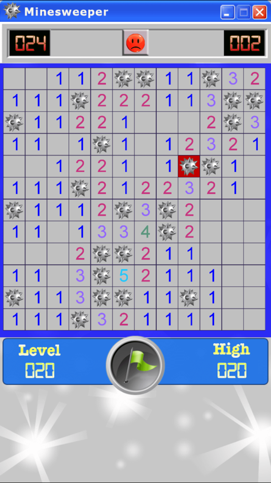#1. Minesweeper Windows (iOS) 由: TIEN BAO NGUYEN