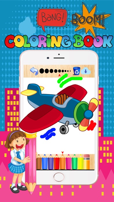Screenshot #3 pour Vehicles Coloring Page Free-Fun Painting Good Kids