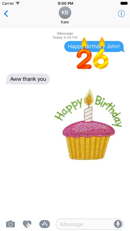Birthday Candles Sticker Pack