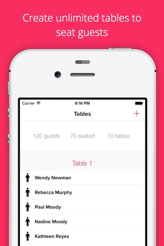 My Wedding Table Planner screenshot 2
