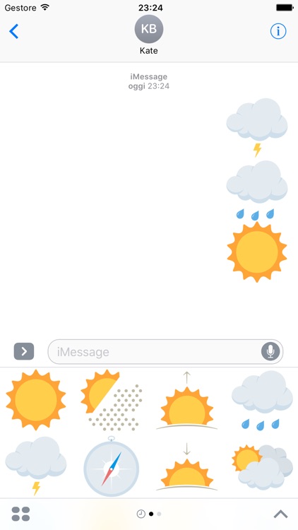 Weather Sticker