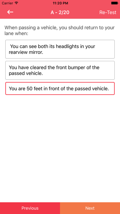 Screenshot #2 pour Driver Test - IOWA