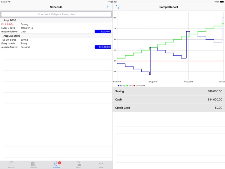 Money Planning HD Pro screenshot-4