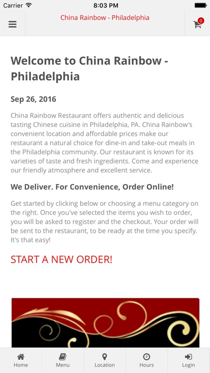 China Rainbow - Philadelphia