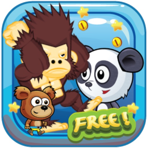 Banana Zoo Adventure Kong - Animal running  game for kids icon