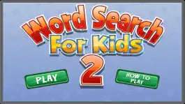 Game screenshot Word Search For Kids 2 - Perfect for Kinder, First and Second Grade mod apk