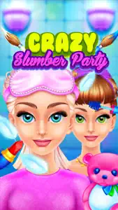 Crazy Slumber Party - Makeup, Face Paint, Dressup, Spa and Makeover - Girls Beauty Salon Games screenshot #1 for iPhone