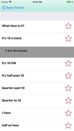 Study French screenshot 1