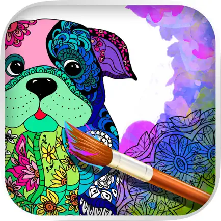 Mandalas dog - Coloring pages for adults Cheats
