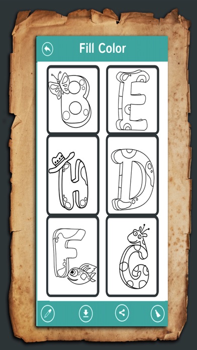 Screenshot #2 pour ABC Alphabets Coloring Book - Letter And Number Learning And Coloring Book For Kids