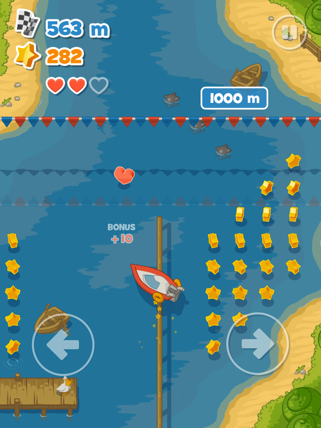 ‎Little Boat River Rush Screenshot