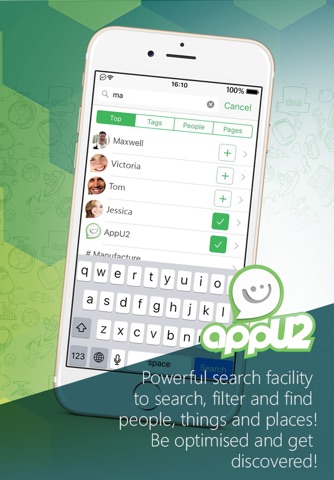 AppU2 Messenger - Social Messaging screenshot 3