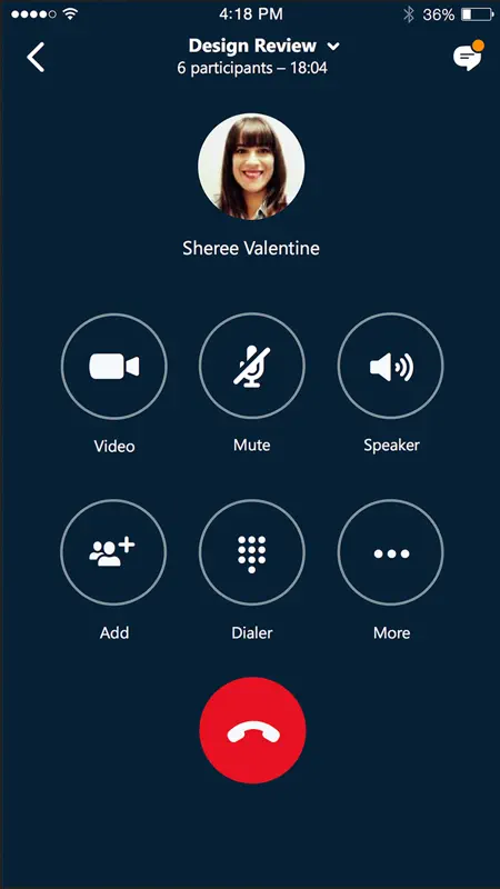 Skype for Business screenshot 4 of 5