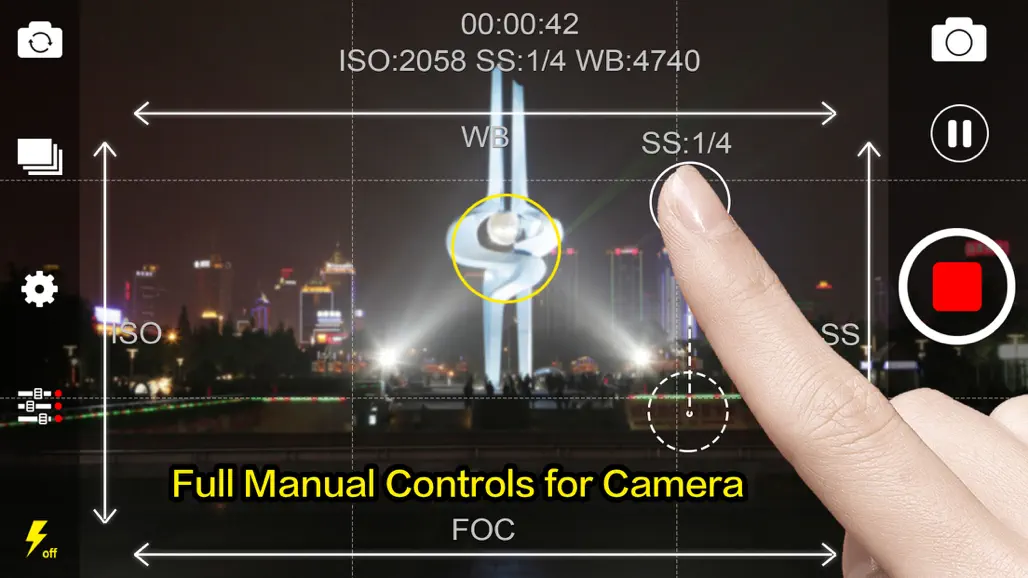 NightShot Pro - Night Shoot Artifact with Video Noise Reduction Screenshot 3