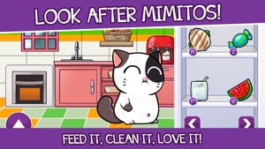 Mimitos Cat - Pet & Minigames screenshot #2 for iPhone