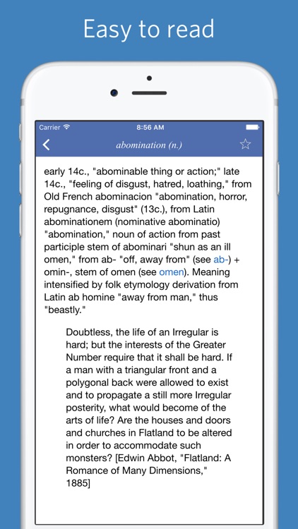 English etymology - Advanced Edition