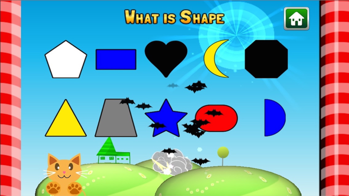QCat - toddler shape educational game free